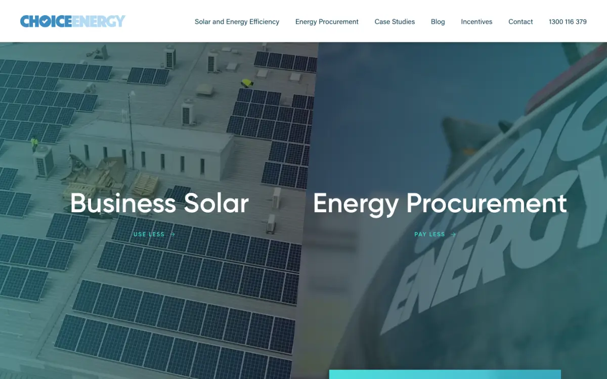 Choice Energy — lead generation project